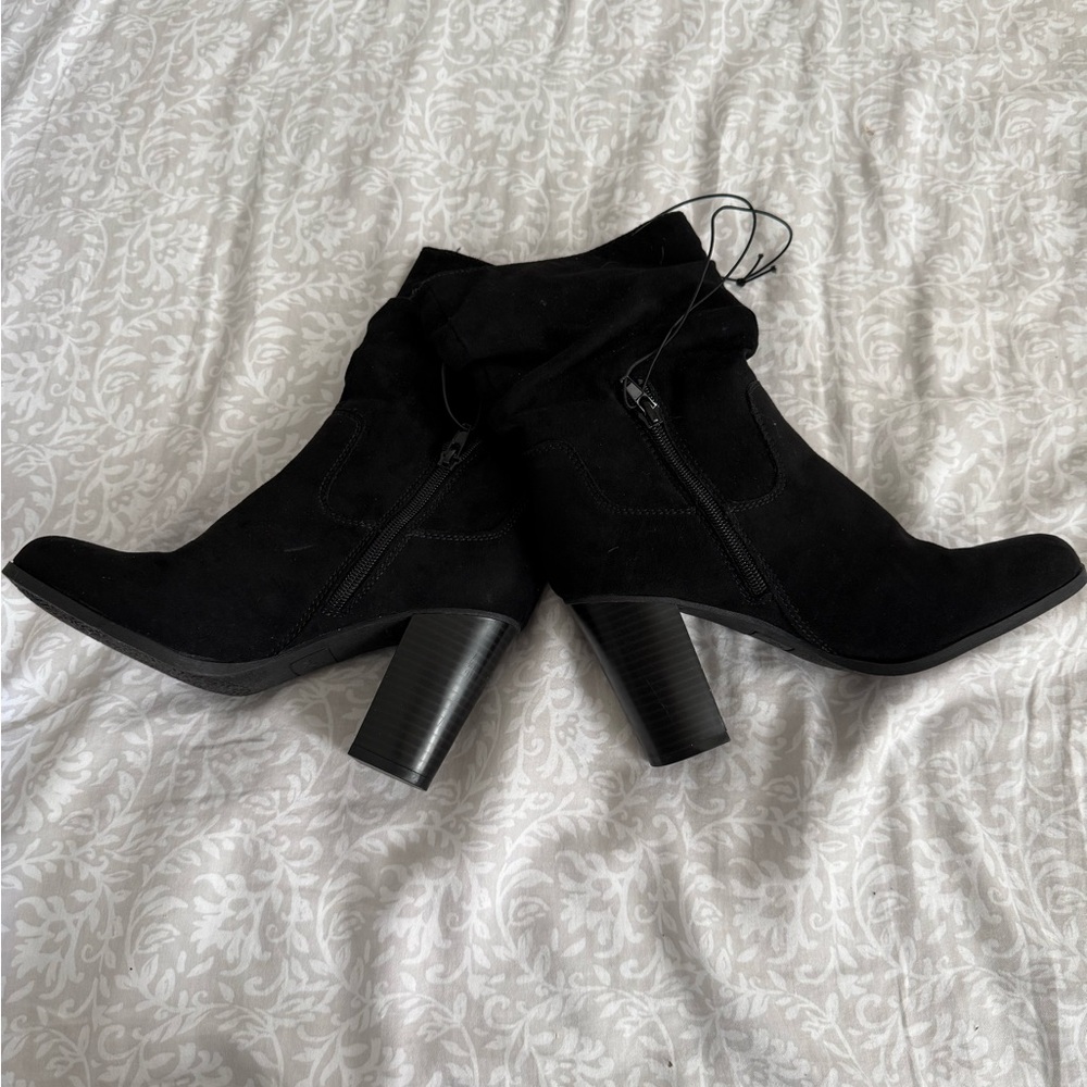 BRAND NEW!!! Saraaf  Elegant Black Heeled Boots - Picture 6 of 6